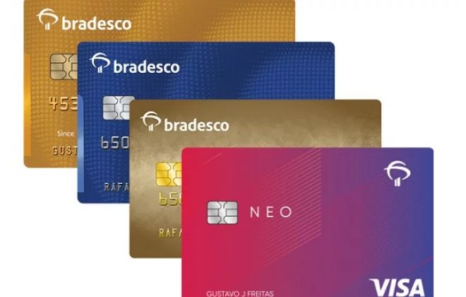Banco Bradesco libera cartões de crédito para novos clientes que abrirem a conta pelo aplicativo