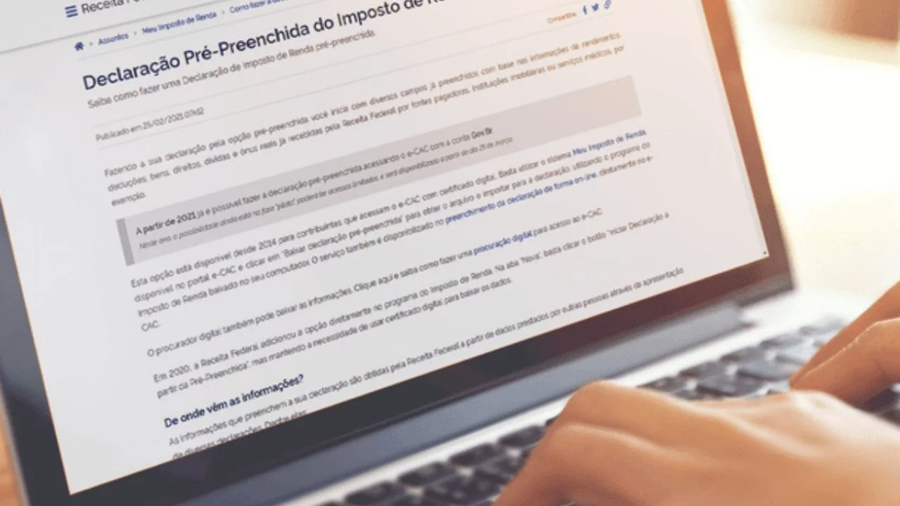 Como fazer conta gov.br para declarar imposto de renda?