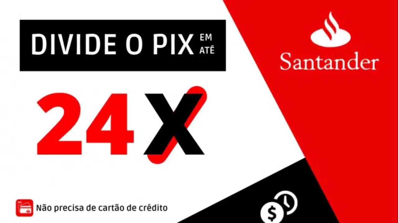 Como fazer pix parcelado pelo Santander?