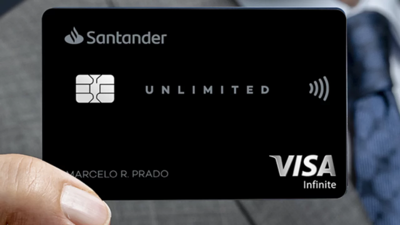 Santander oferece promoção de anuidade gratuita para cartões Unlimited