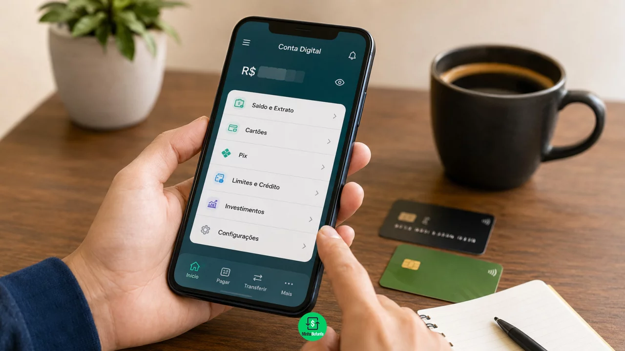 Conta digital parada: cuidados antes de deixar sem uso ou encerrar