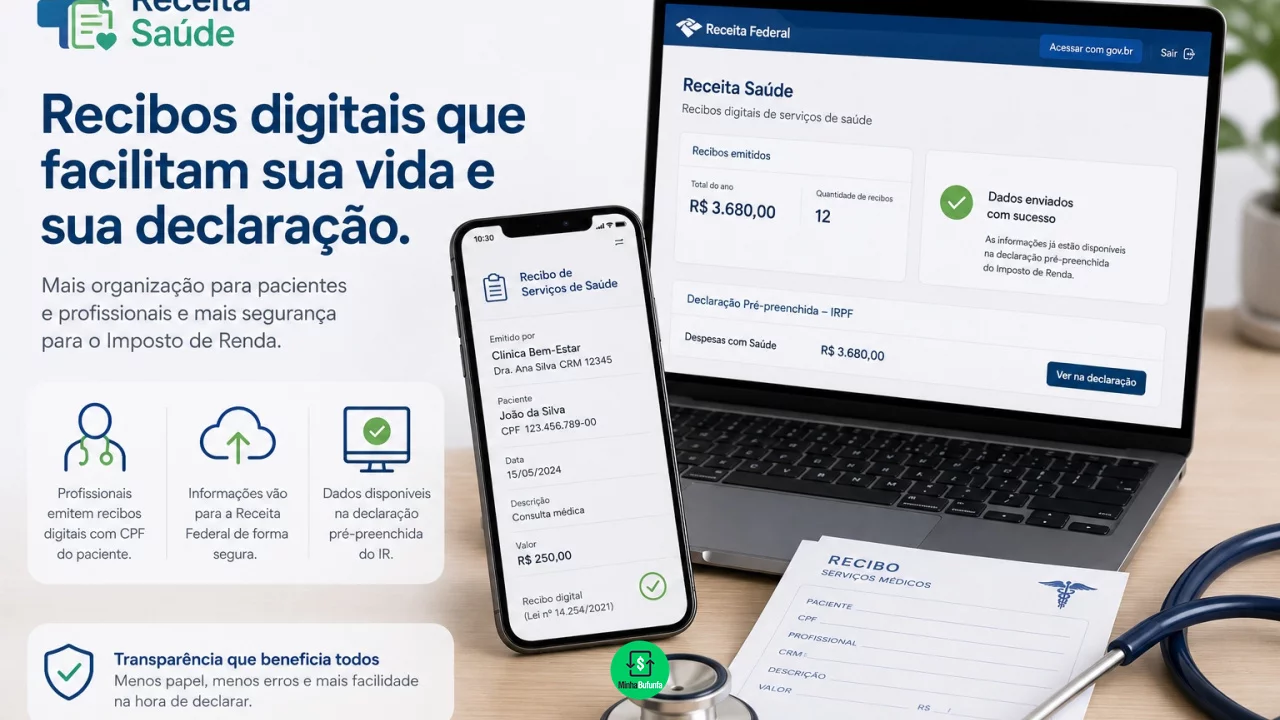 Receita Saúde: como recibos digitais podem mudar a declaração do Imposto de Renda