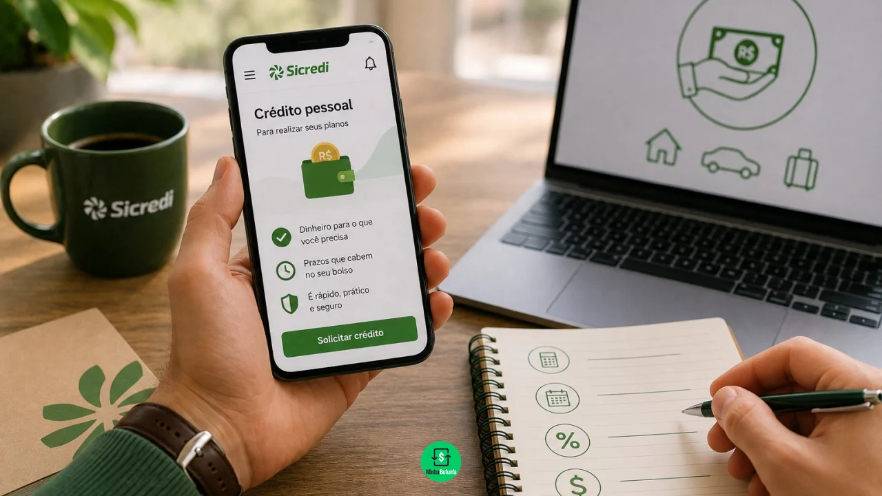 Crédito pessoal Sicredi pelo app: quando o cooperado consegue pedir sem ir à agência