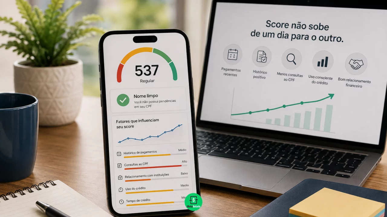 Nome limpo, mas score continua baixo depois de pagar a dívida: por que isso acontece?