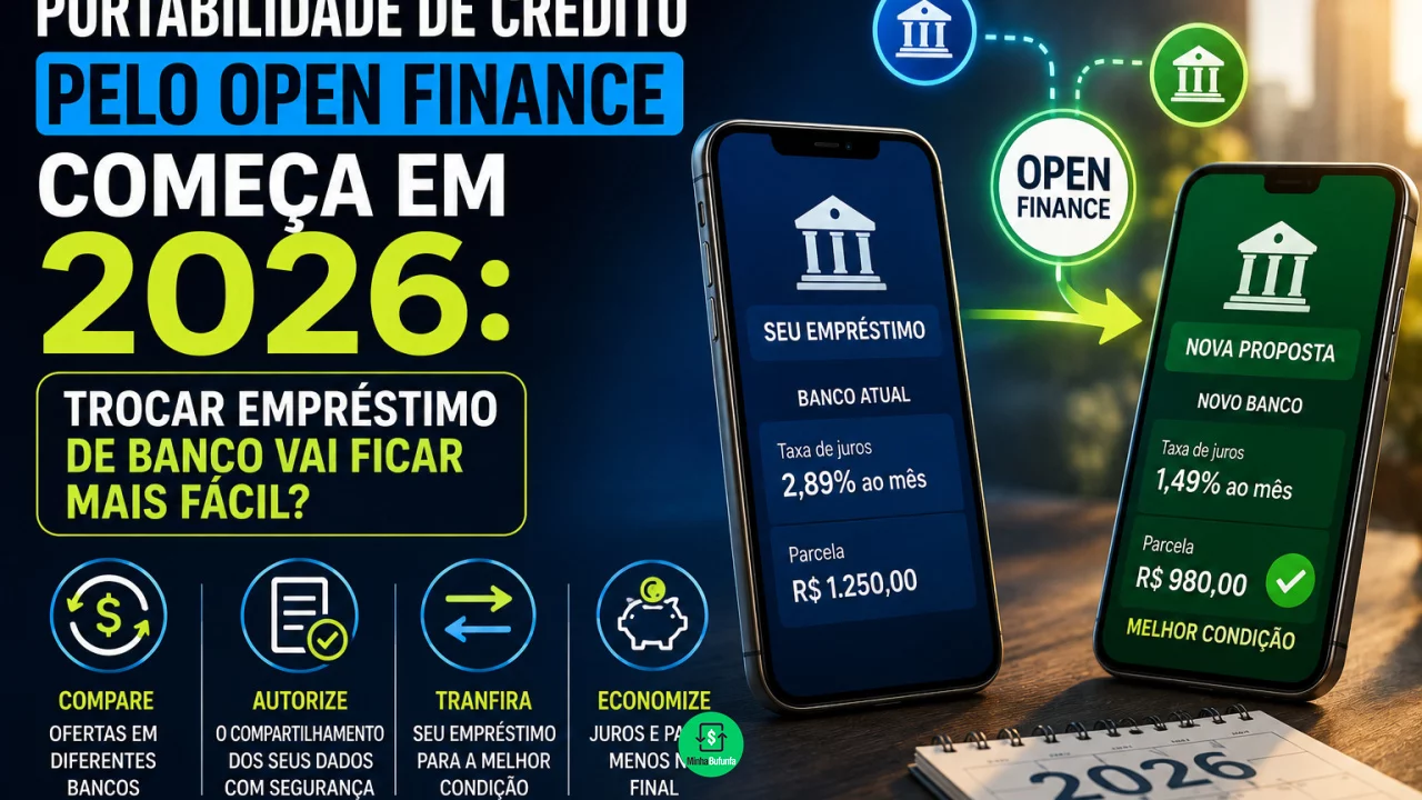 Portabilidade de crédito pelo Open Finance começa em 2026: trocar empréstimo de banco vai ficar mais