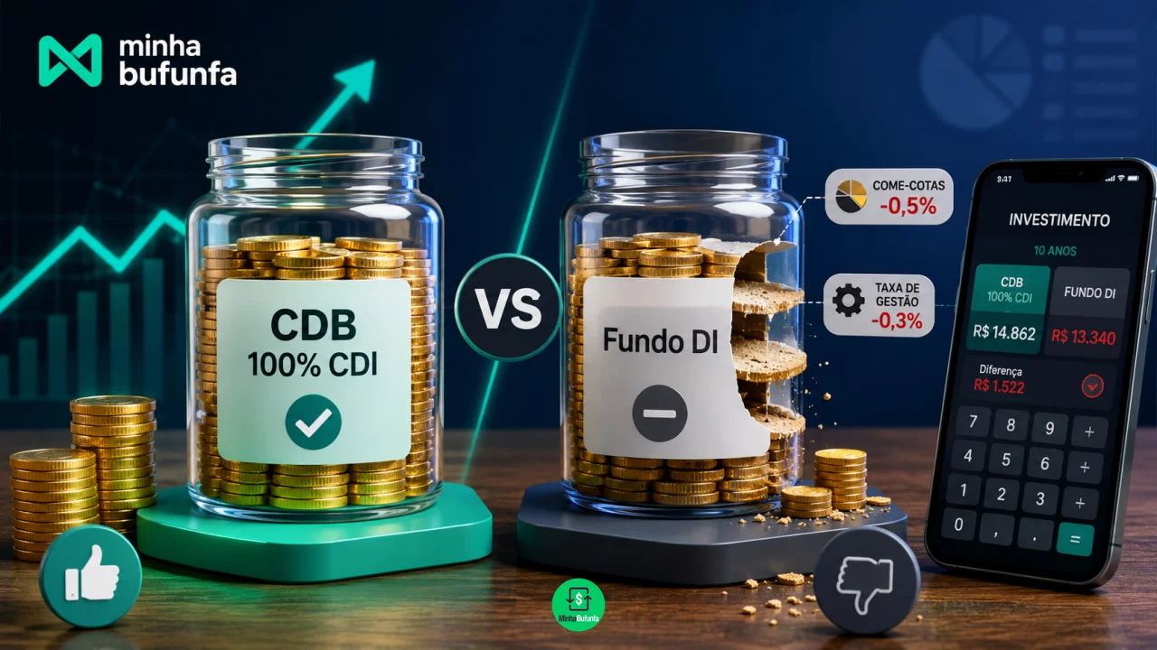 CDB promocional de 120% do CDI por poucos meses: a taxa maior pode render menos do que um CDB de 100