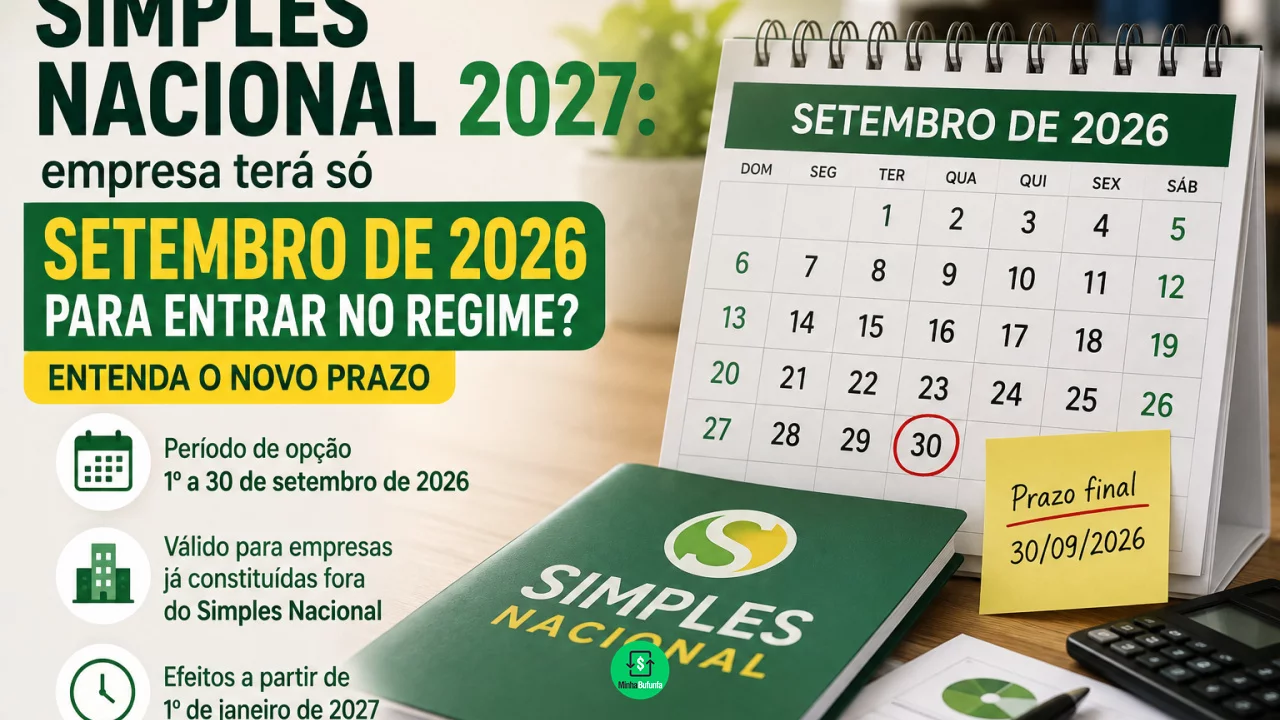 Simples Nacional 2027: empresa terá só setembro de 2026 para entrar no regime? Entenda o novo prazo