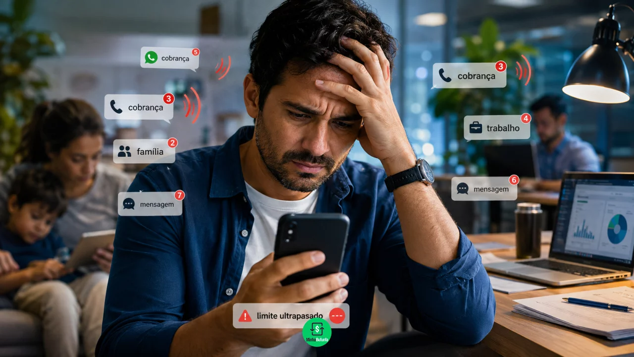 Empresa de cobrança pode mandar mensagem para sua família ou trabalho? Onde termina a cobrança e com