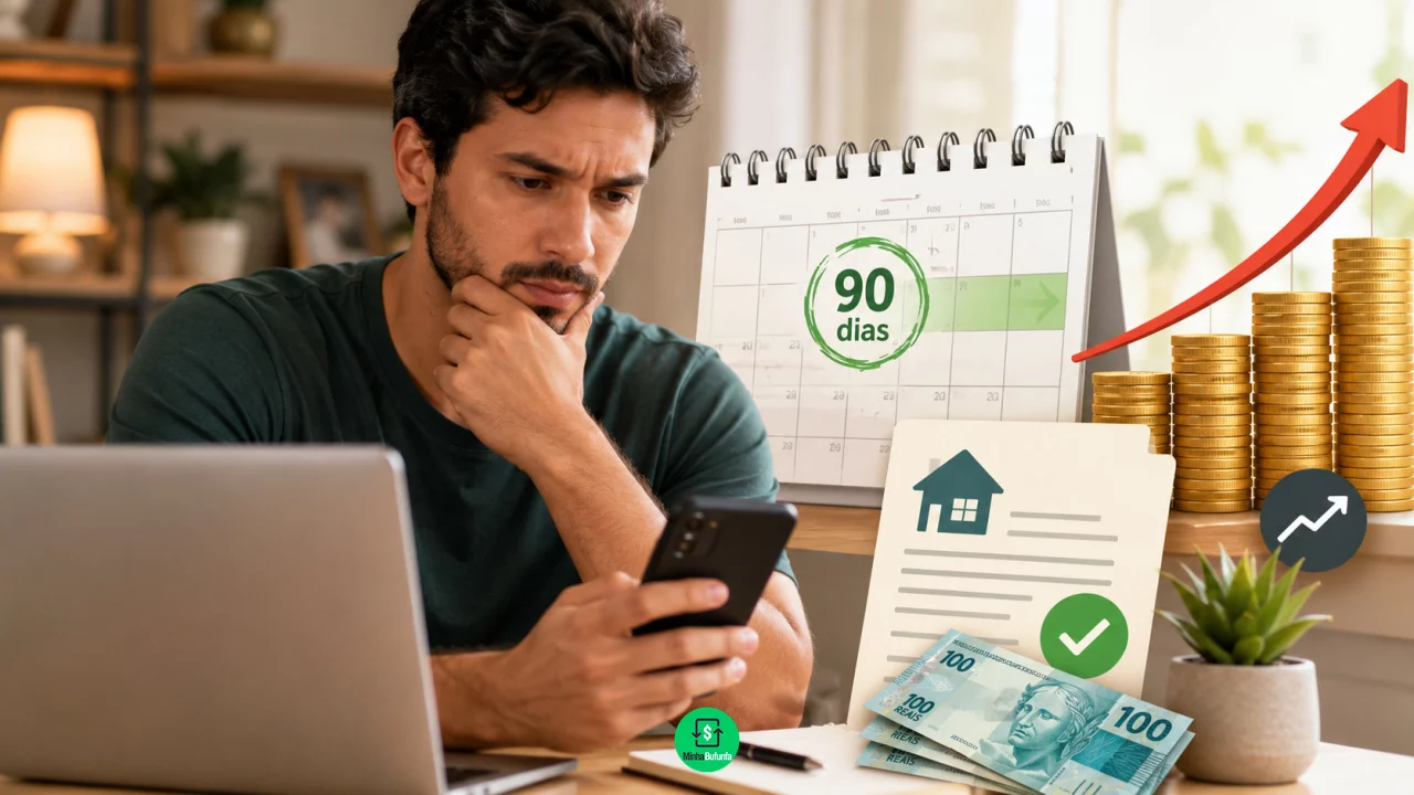 Empréstimo com carência de 90 dias: adiar a primeira parcela reduz ou aumenta o custo?
