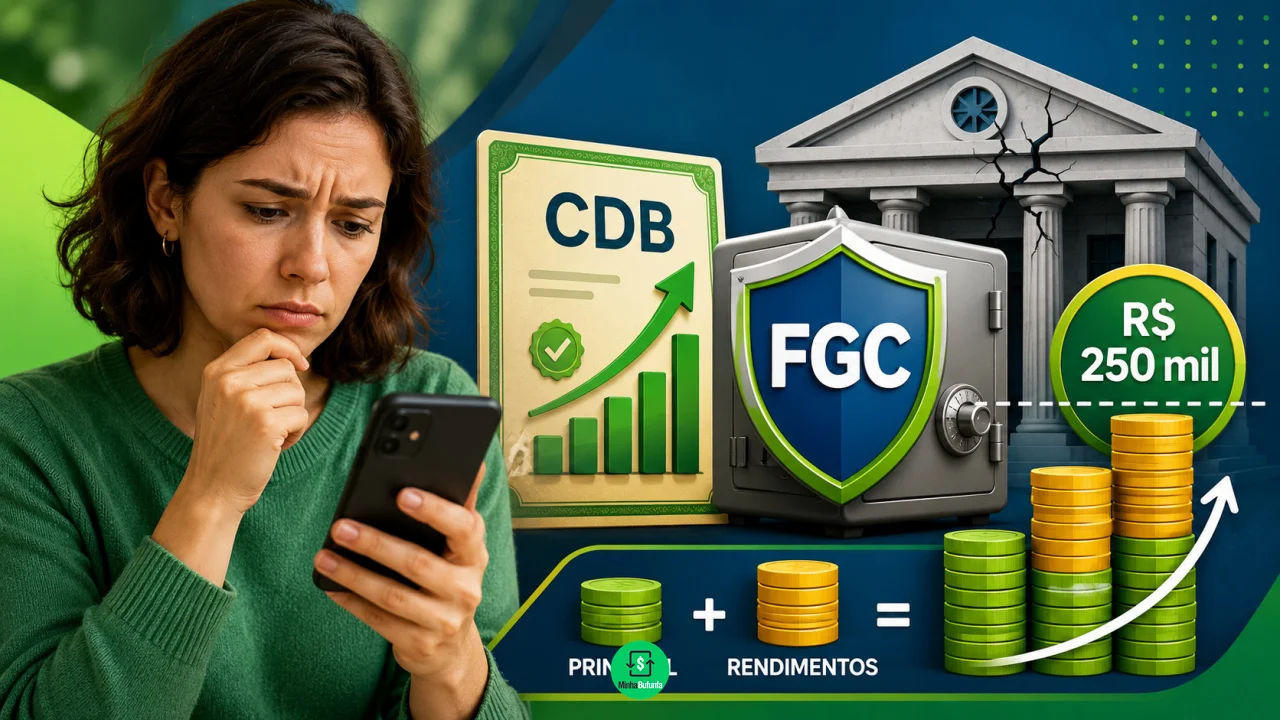 FGC paga os juros do CDB se o banco quebrar? Entenda o que entra nos R$ 250 mil
