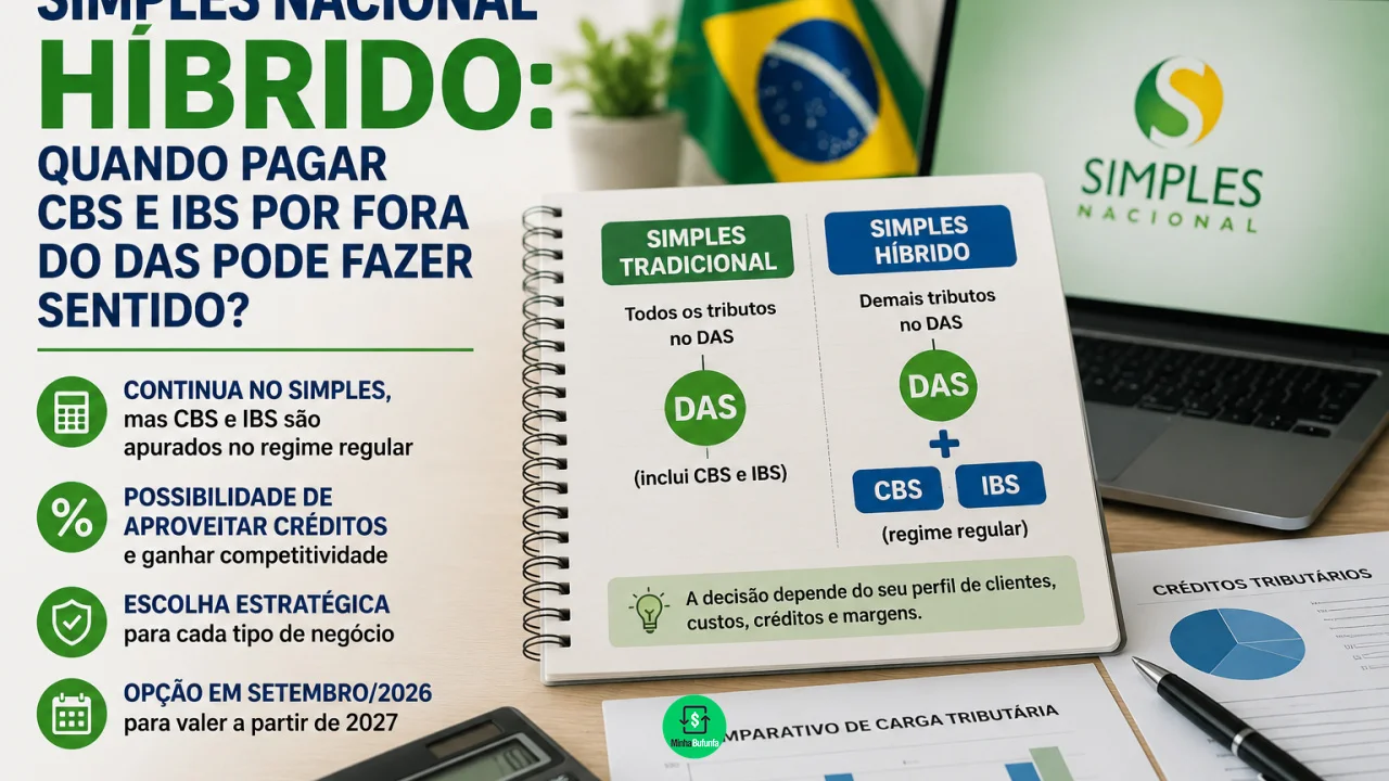 Simples Nacional híbrido: quando pagar CBS e IBS por fora do DAS pode fazer sentido?