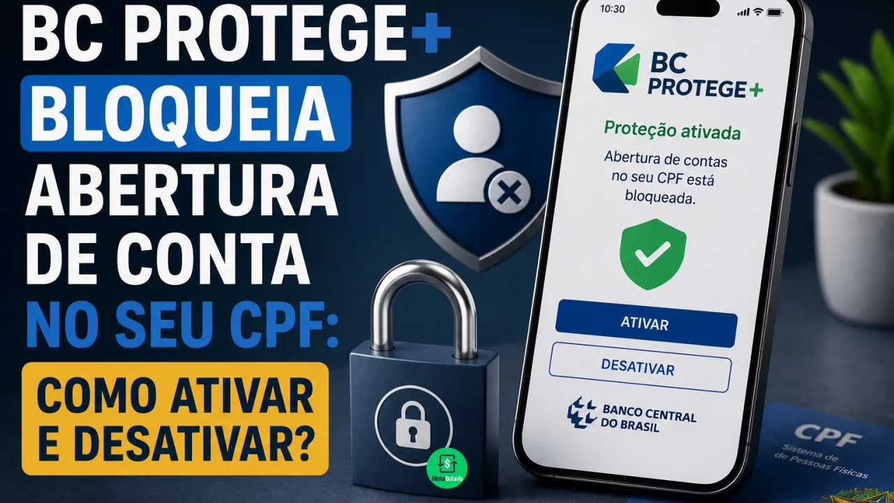 BC Protege+ bloqueia abertura de conta no seu CPF: como ativar e desativar?