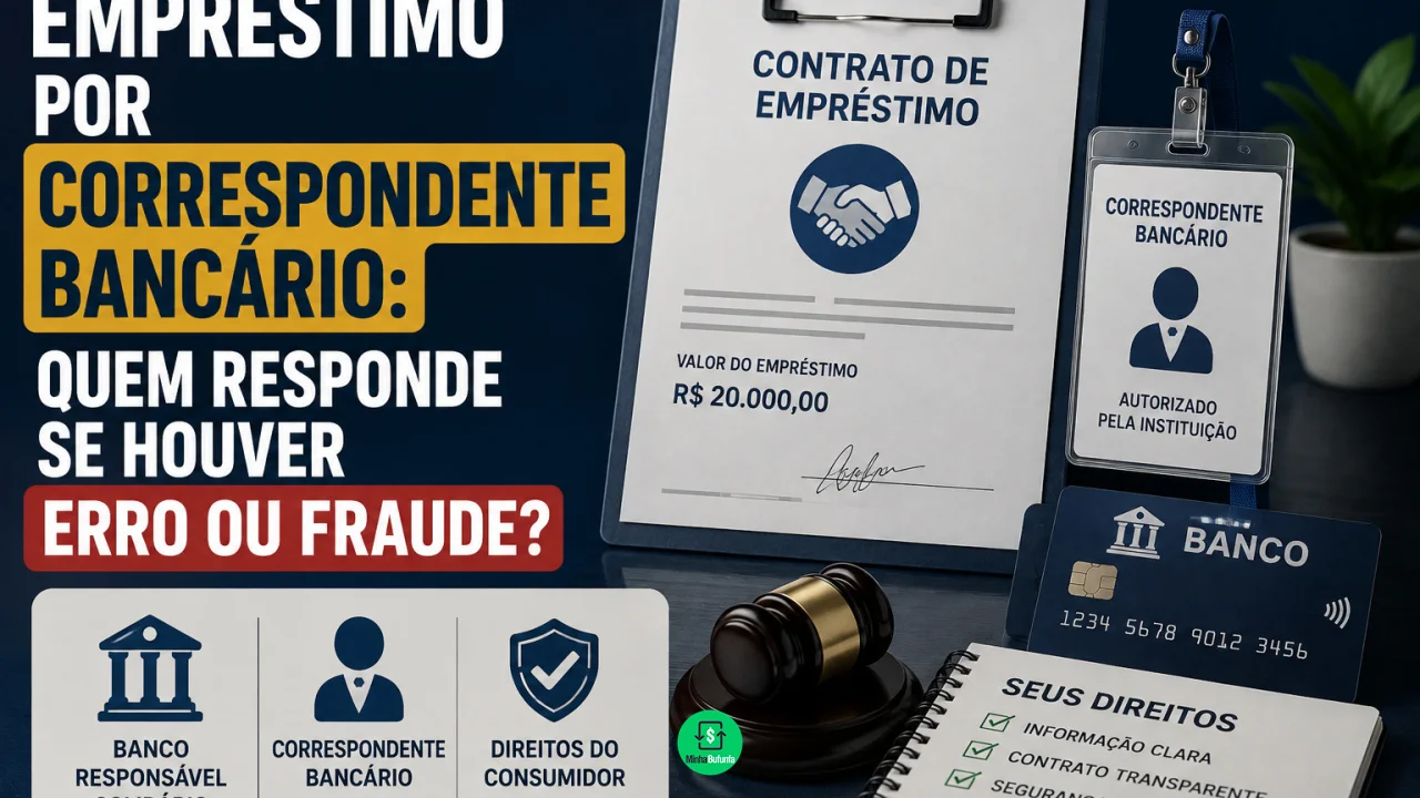 Empréstimo por correspondente bancário: quem responde se houver erro ou fraude?