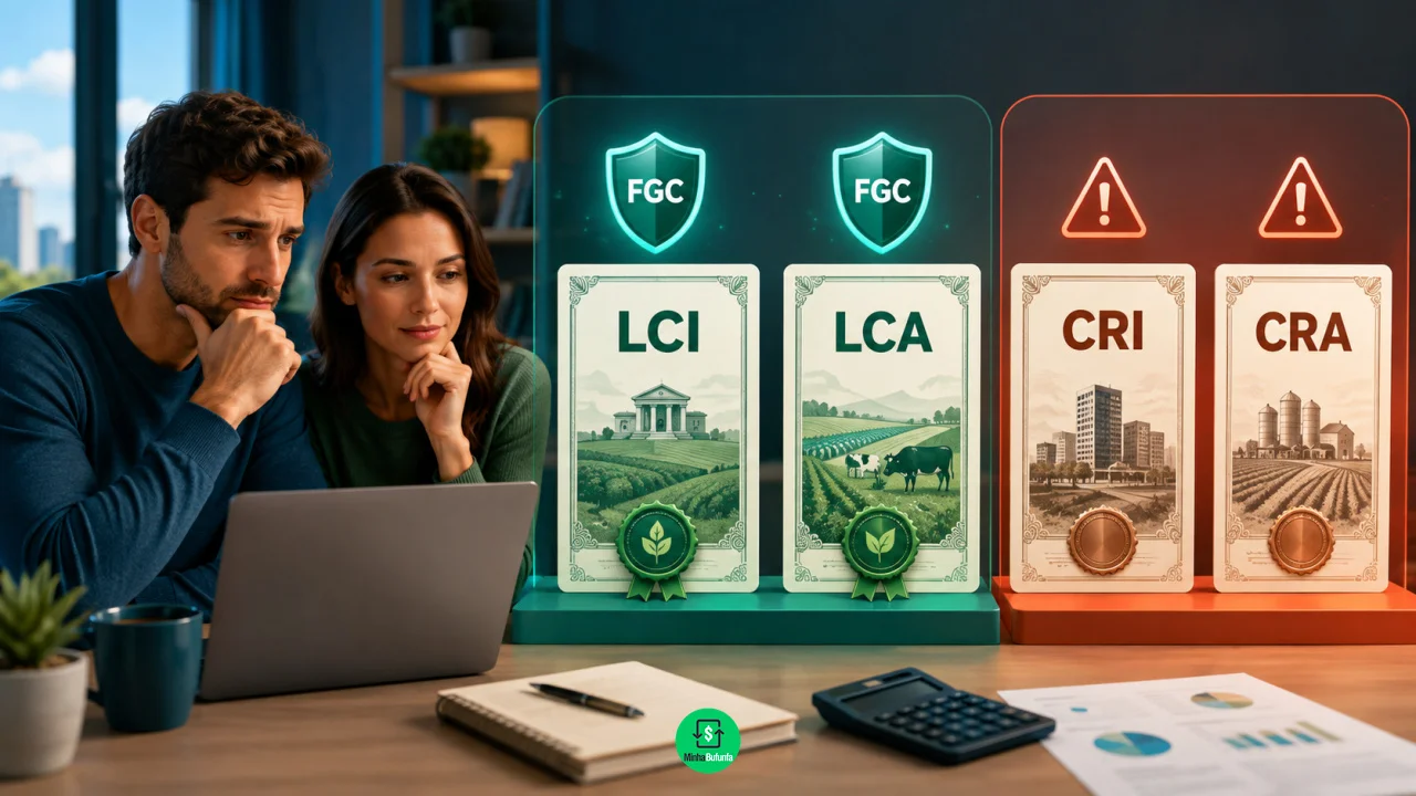 LCI, LCA, CRI e CRA são isentos de IR: por que só alguns têm proteção do FGC?