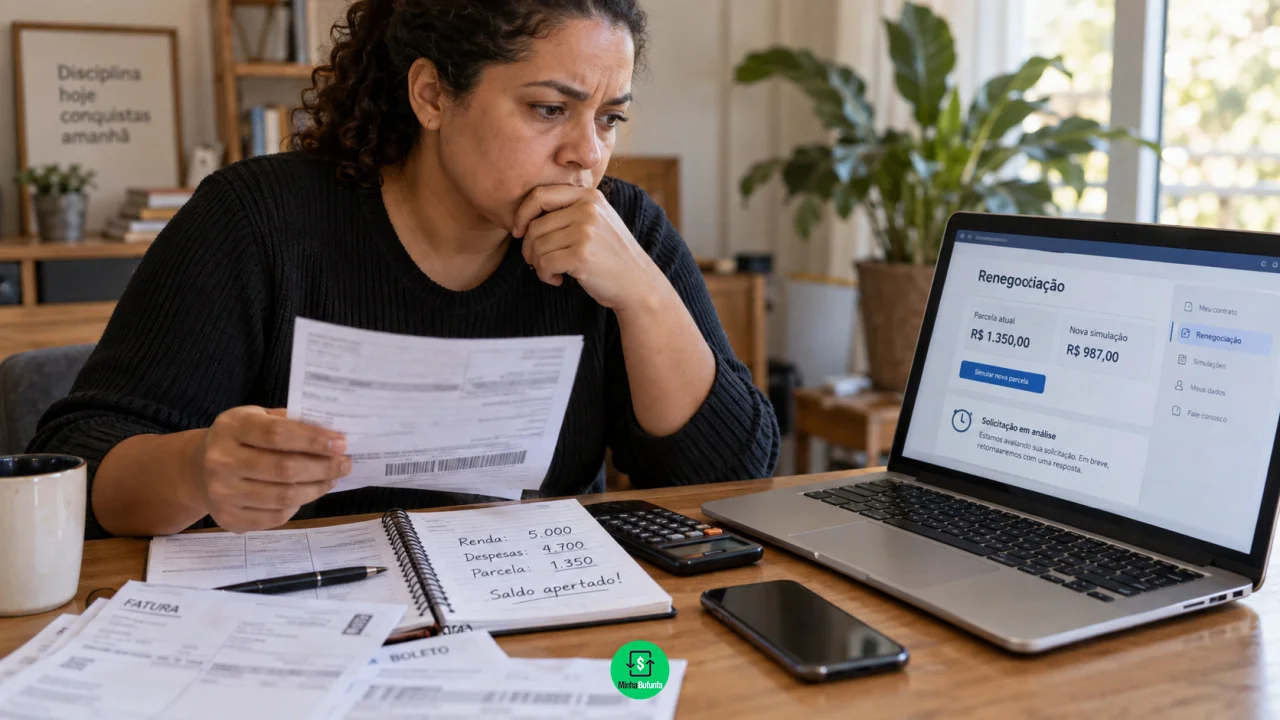 Banco é obrigado a renegociar a dívida quando a parcela não cabe mais no orçamento?