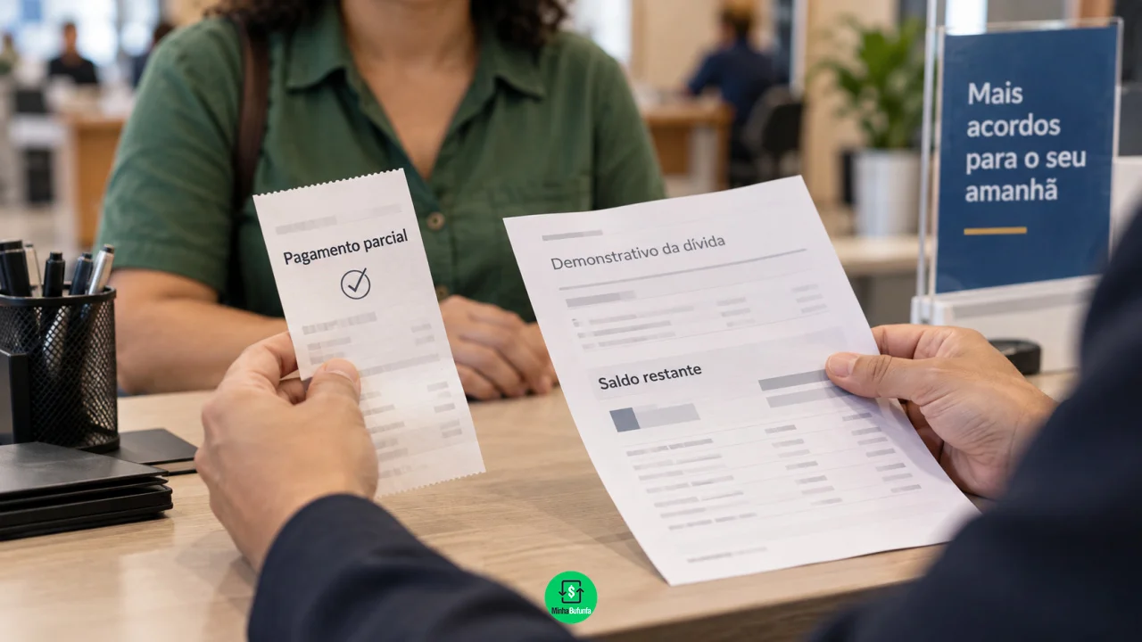 Pagou parte da dívida vencida: isso impede nova negativação do saldo restante?