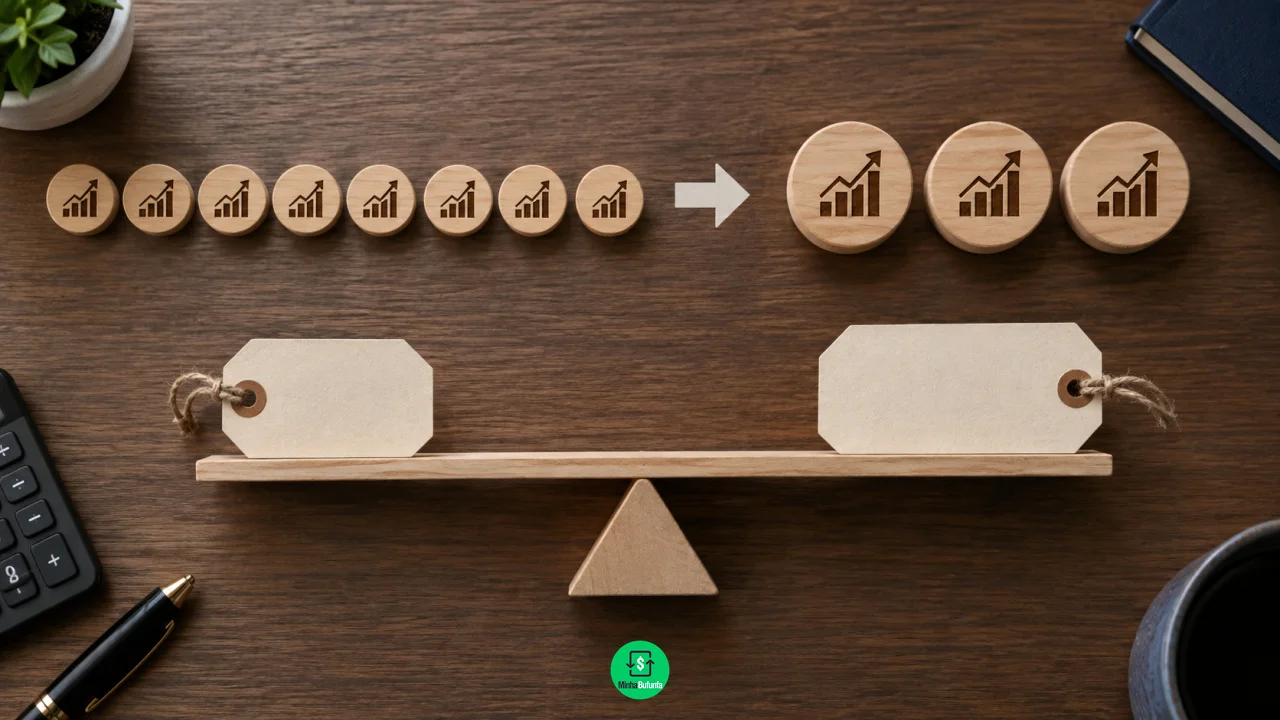 Grupamento de ações reduz a quantidade: o preço médio também precisa mudar?